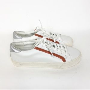 Madewell Sidewalk Low white  Leather Sneakers